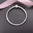 925 sterling silver snake chain bracelet, slim - view 8