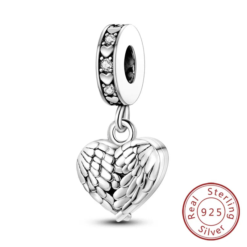 925 Sterling Silver Charm Beads — Love, Family & Life Designs