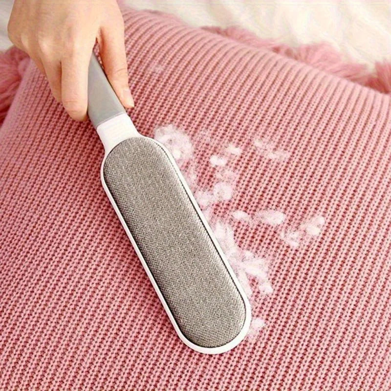 Prime Deal Zone double-sided pet hair remover lint brush for cat fur, clothing, sofa, furniture, and carpet cleaning.
