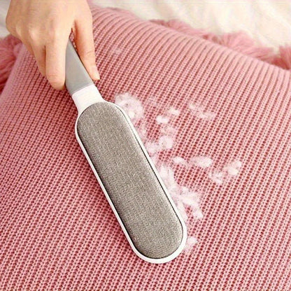 Prime Deal Zone double-sided pet hair remover lint brush for cat fur, clothing, sofa, furniture, and carpet cleaning.