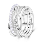 Silver minimalist rings size chart reference
