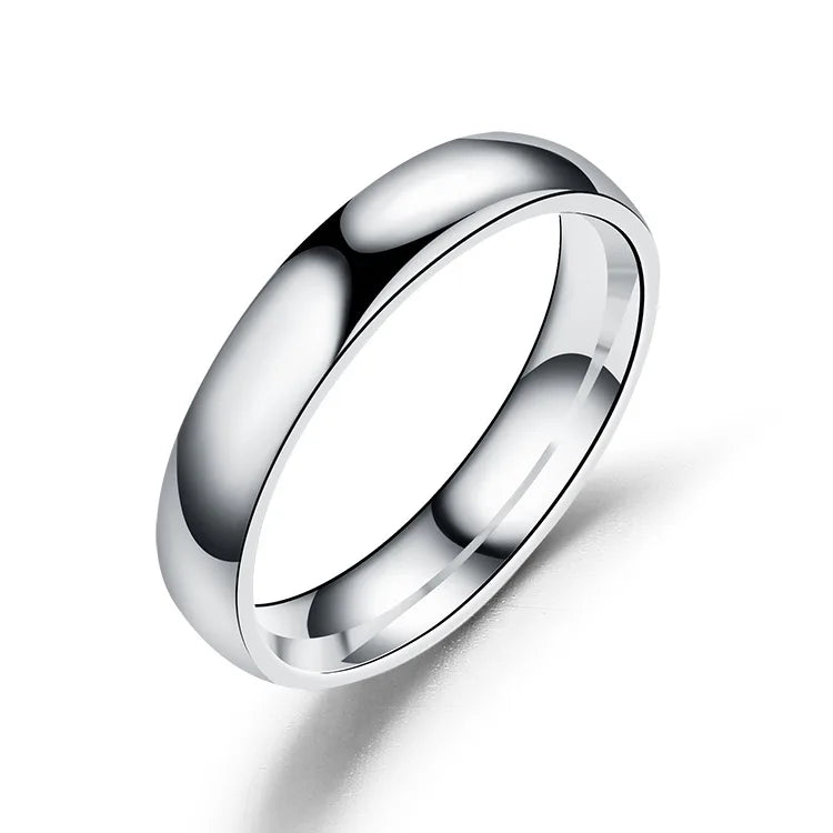 stainless steel 6mm polished band ring - view 8