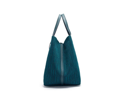 Prime Deal Zone CH high-quality craft large capacity ladies shoulder handbag with pure color, outer pocket, and stylish design