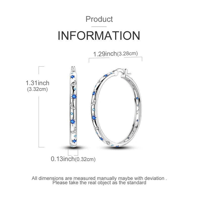 925 Sterling Silver Butterfly & Hoop Earrings — Coloured Zircon Accents