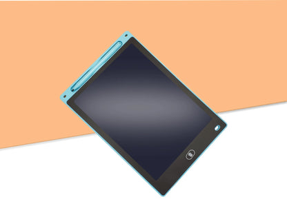 Multi-size LCD writing tablet for kids by Prime Deal Zone, showing colorful drawing on 8.5-inch reusable educational drawing board