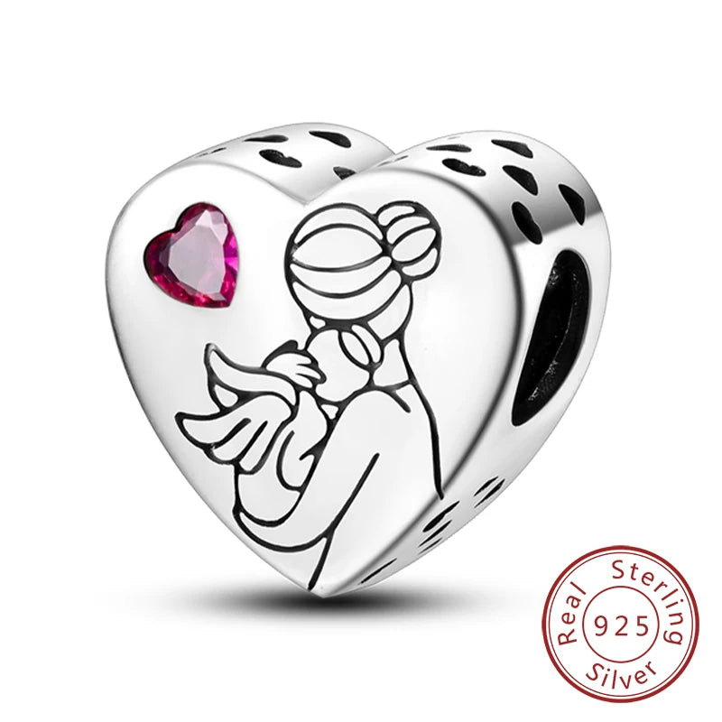 925 Sterling Silver Charm Beads — Love, Family & Life Designs