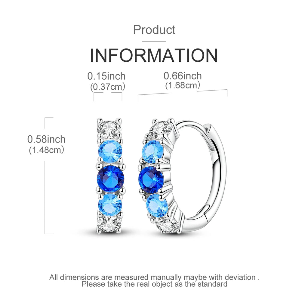 925 sterling silver butterfly hoop earrings, coloured zircon accents - view 8
