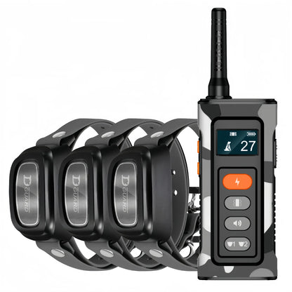 Waterproof Prime Deal Zone dog training collar with remote control, shock and vibration features for dogs 8-150lbs.
