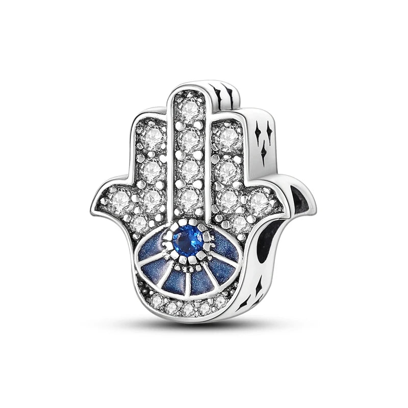 925 Sterling Silver Charm Beads — Mixed Dangle Designs