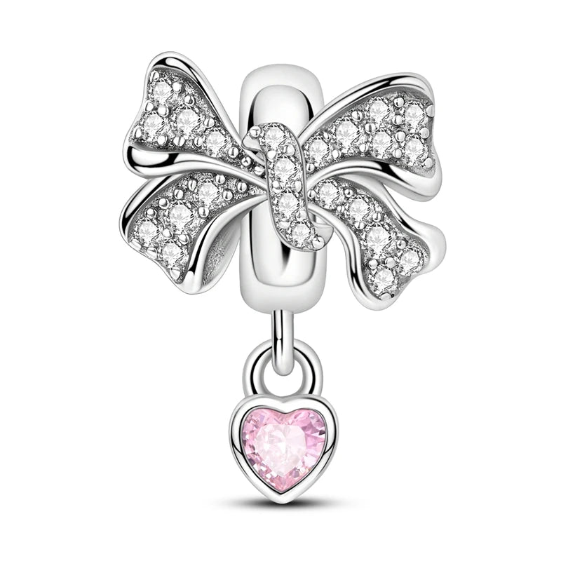 925 Sterling Silver Charm Beads — Hearts, Trees & Sweet Love Designs