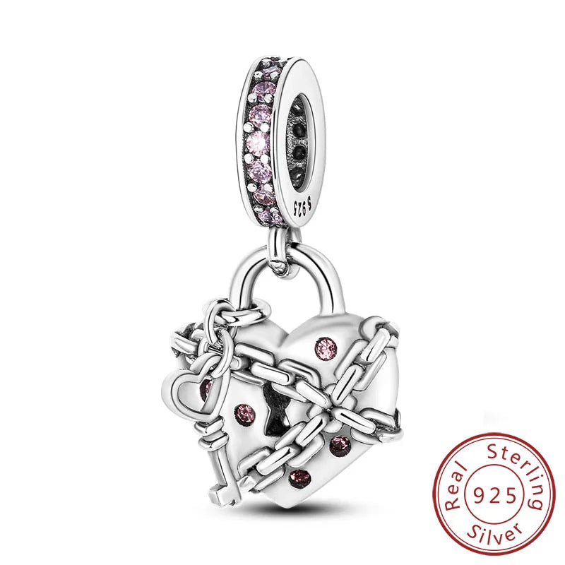 925 Sterling Silver Charm Beads — Love, Family & Life Designs