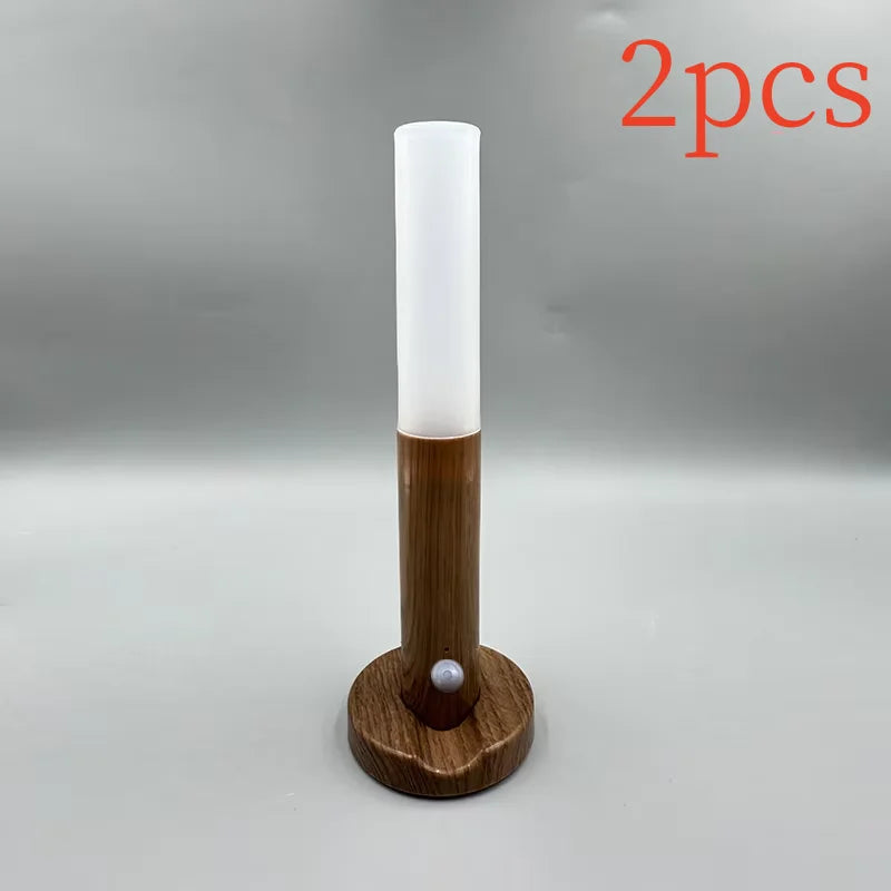 Prime Deal Zone LED night light with motion sensor, USB rechargeable, ideal for bedside, wardrobe, and home cabinet lighting.