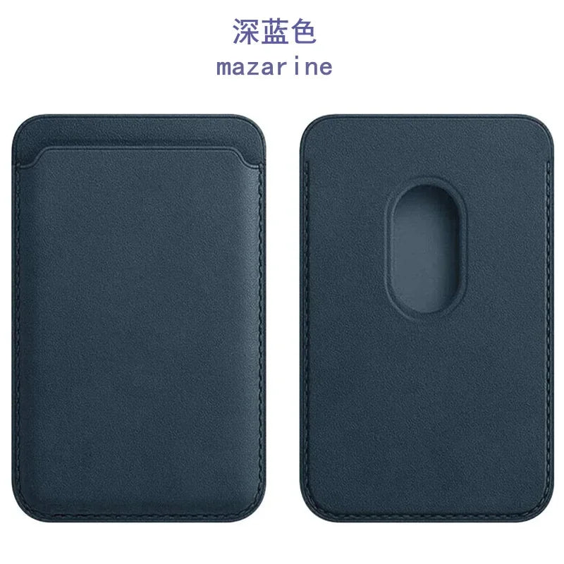 Prime Deal Zone Magsafe magnetic leather wallet case for iPhone and Samsung, with card holder and magnet covers.