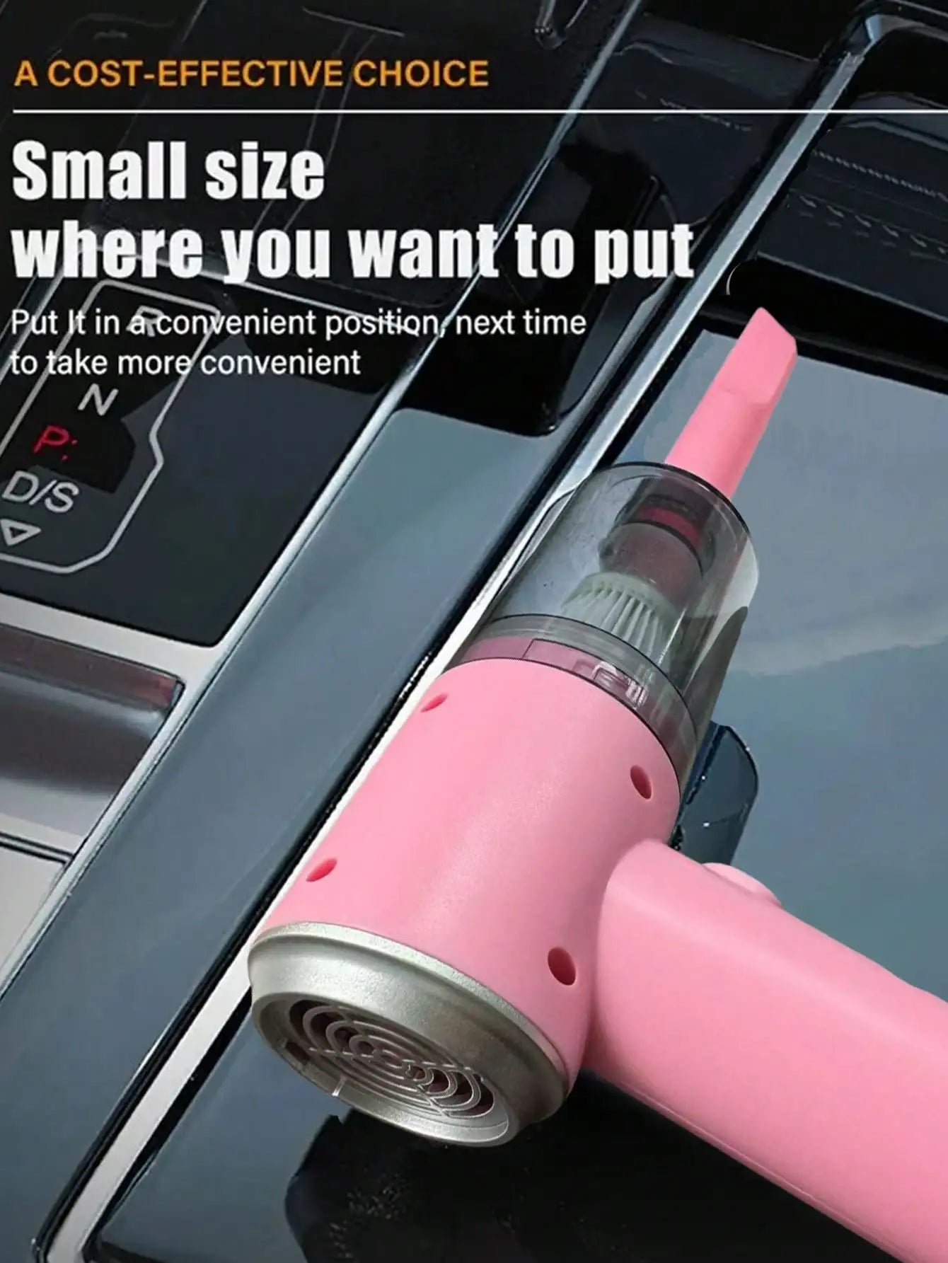 Prime Deal Zone 3-in-1 car and household vacuum with integrated suction and blowing, USB rechargeable, compact and versatile.