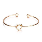 stainless steel woven twist cuff bracelet - view 6