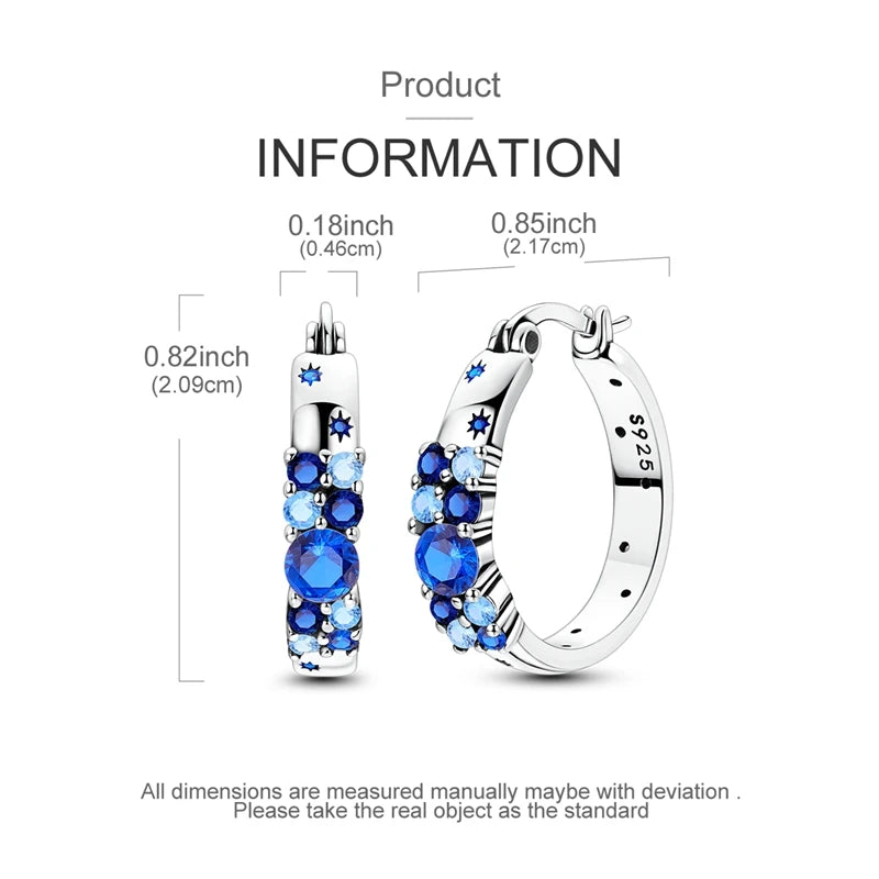 925 sterling silver butterfly hoop earrings, coloured zircon accents - view 7