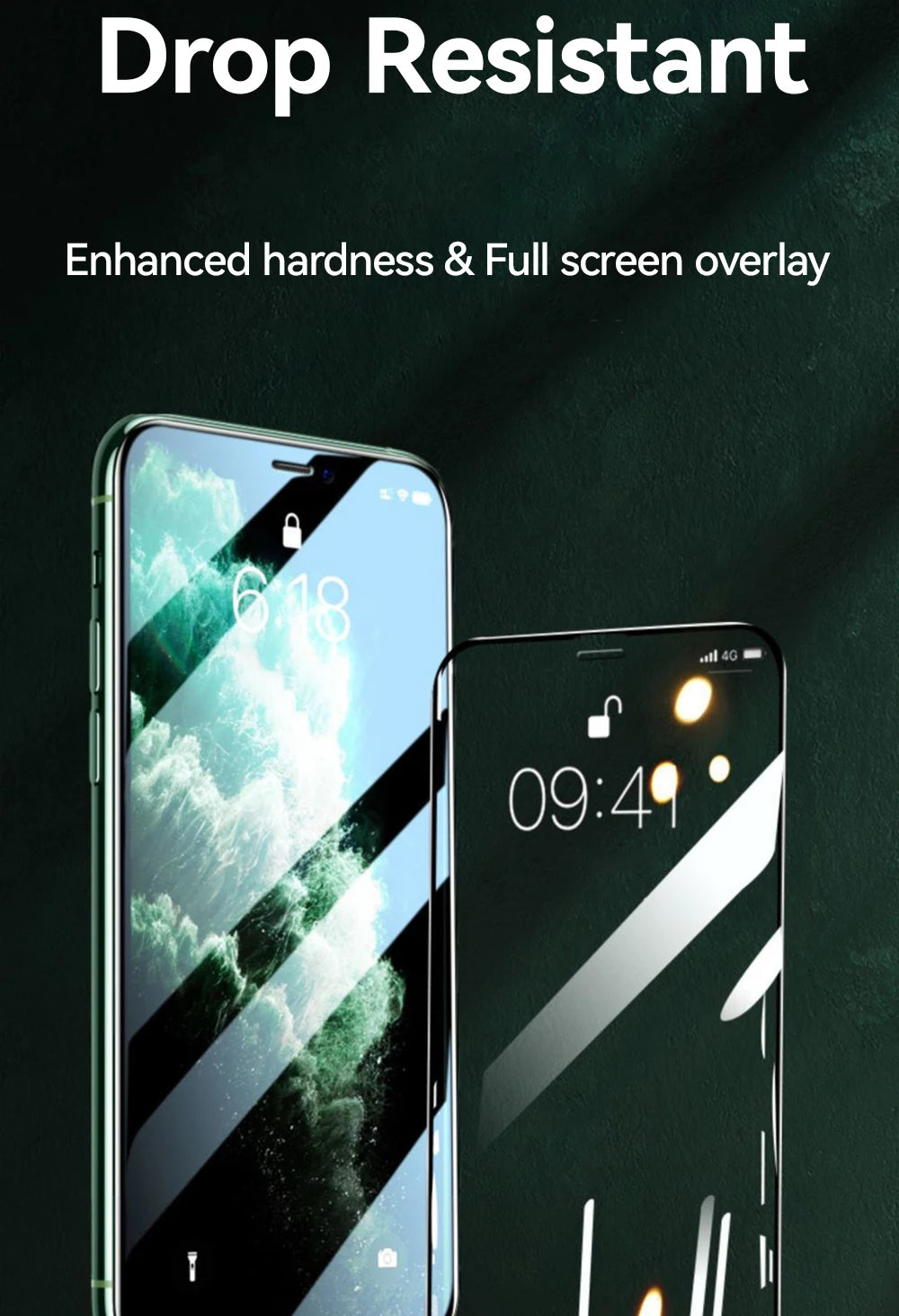 Prime Deal Zone Joyroom HD tempered glass screen protector for iPhone 17, 16, 15 Pro Max, full-screen protection, clear and durable.