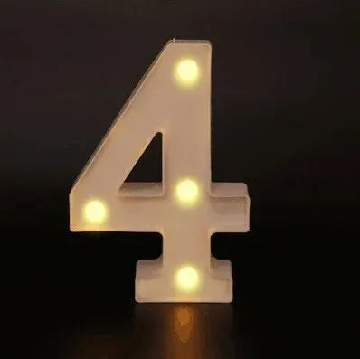 Prime Deal Zone luminous alphabet LED letter lamp for home decor, wedding, birthday, or Christmas party night lighting.