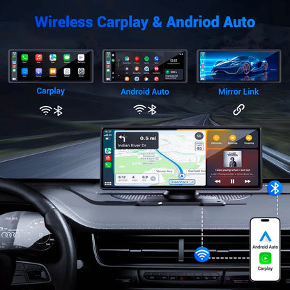 Prime Deal Zone Pionray 7/10-inch Android Auto Universal Portable CarPlay for car screen and wireless CarPlay video display.