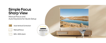 Magcubic HY300 Pro smart projector displaying vibrant 8K images with dual WiFi6 and Bluetooth 5.4 connectivity.