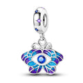 925 sterling silver charm beads, butterflies dragonflies and feathers - view 12