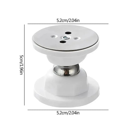 Silicone hotel door stopper with magnetic anti-collision design, mute function, and strong hold for household and stall doors.