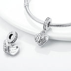 925 sterling silver charm beads, love family and life designs - view 13