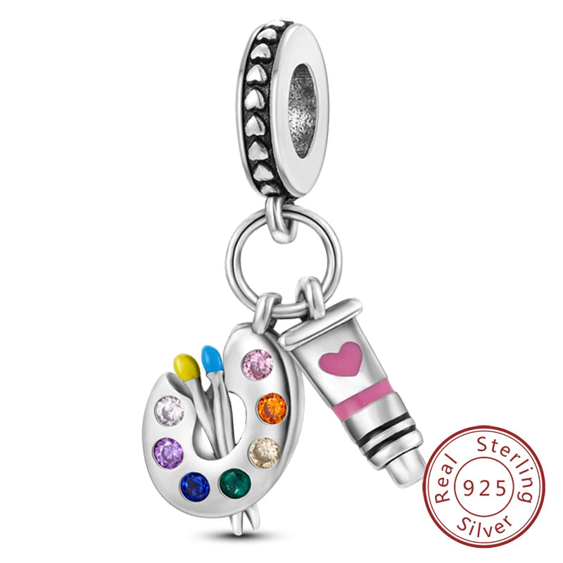 925 Sterling Silver Charm Beads — Love, Family & Life Designs