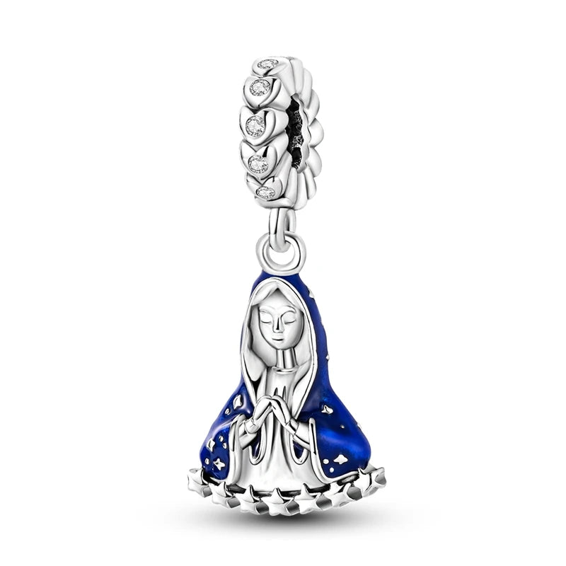 925 Sterling Silver Charm Beads — Mixed Dangle Designs
