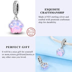 925 sterling silver charm beads, mixed dangle designs - view 5