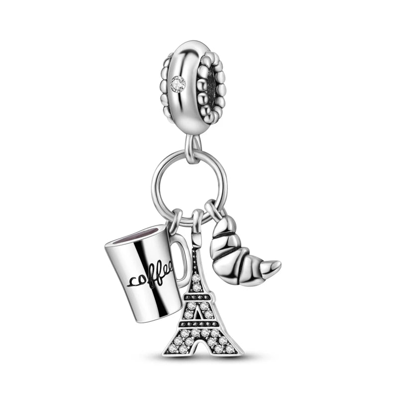 925 Sterling Silver Charm Beads — Tree of Life, Animals & Nature Designs