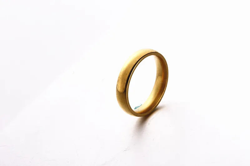 stainless steel 6mm polished band ring - view 15