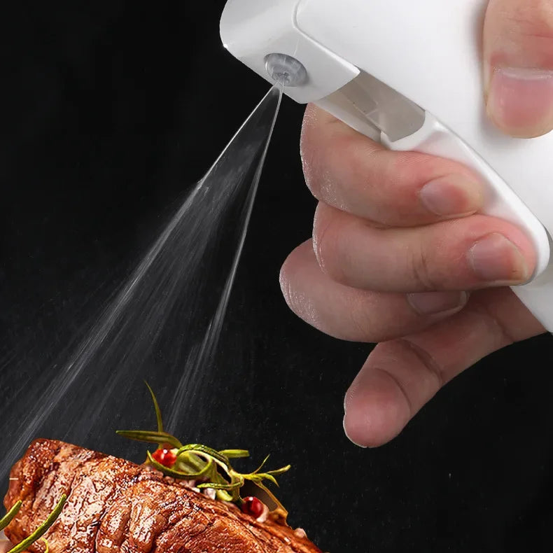 Prime Deal Zone oil spray bottle for kitchen and BBQ, 200/300/500ml, with adjustable spray for olive oil, vinegar, or soy sauce.