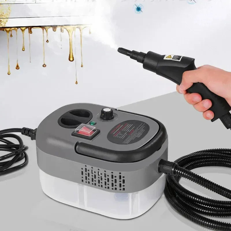 Prime Deal Zone handheld steam cleaner for high-temperature cleaning of air conditioners, kitchen hoods, cars, floors, and more.