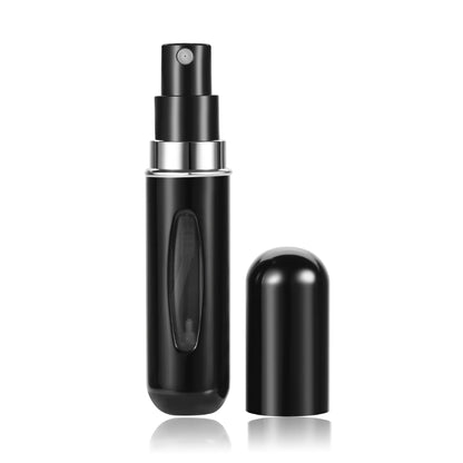 Prime Deal Zone 5ml refillable perfume spray bottle, portable mini atomizer for travel, empty cosmetic container with scent pump