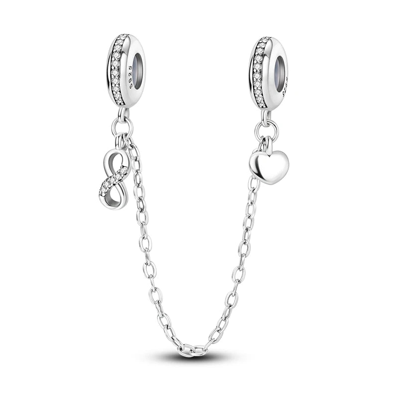 925 Sterling Silver Charm Beads — Mixed Dangle Designs