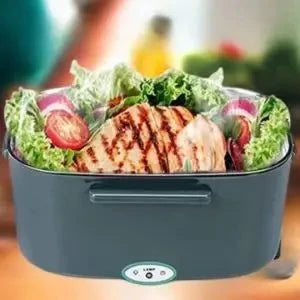 Prime Deal Zone 1.5L 60W electric portable lunch box food warmer, leak-proof design for car or home use, ideal for truckers