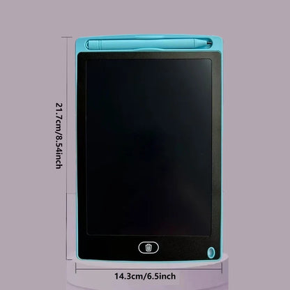 Multi-size LCD writing tablet for kids by Prime Deal Zone, showing colorful drawing surface with lock and erase features.