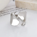 925 Sterling Silver Minimalist Couple Rings, Handmade