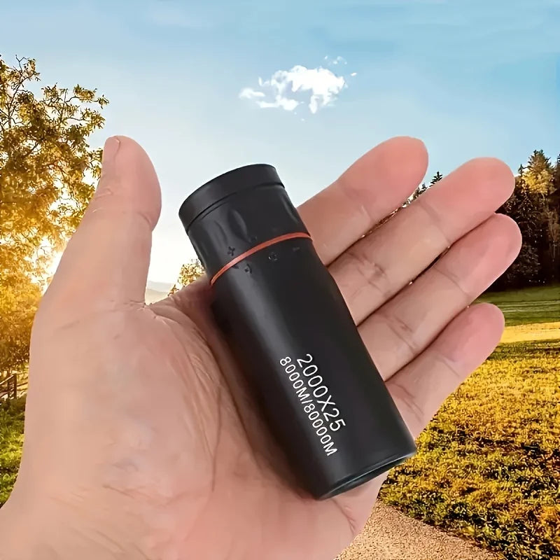 Prime Deal Zone 2000X25 HD monocular telescope with compact design, ideal for travel, hiking, bird watching, and outdoor adventures