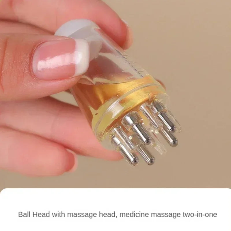 Prime Deal Zone scalp applicator hair regrowth comb with hexagon head and roller ball for massage and styling.