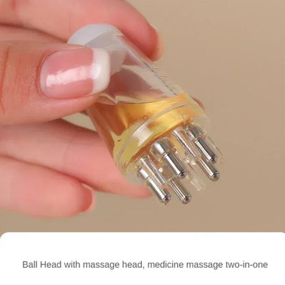 Prime Deal Zone scalp applicator hair regrowth comb with hexagon head and roller ball for massage and styling.