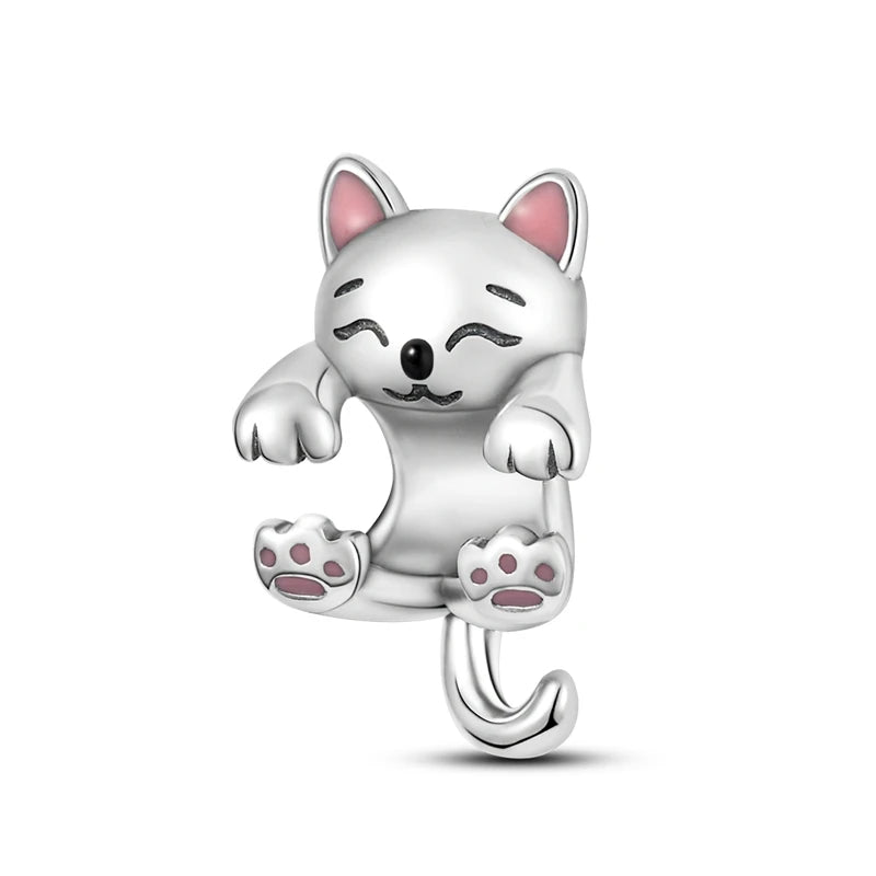 925 Sterling Silver Charm Beads — Mixed Dangle Designs