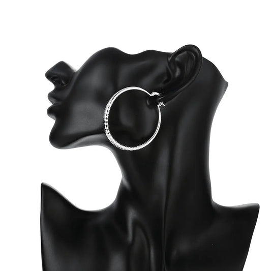 Charming 3CM Circle Hoop Earrings for Women | Trendy Fine Jewelry for Weddings, Parties & Everyday Wear
