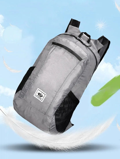 Prime Deal Zone ultra light waterproof outdoor hiking and cycling backpack with foldable storage, ideal for travel and fitness activities.