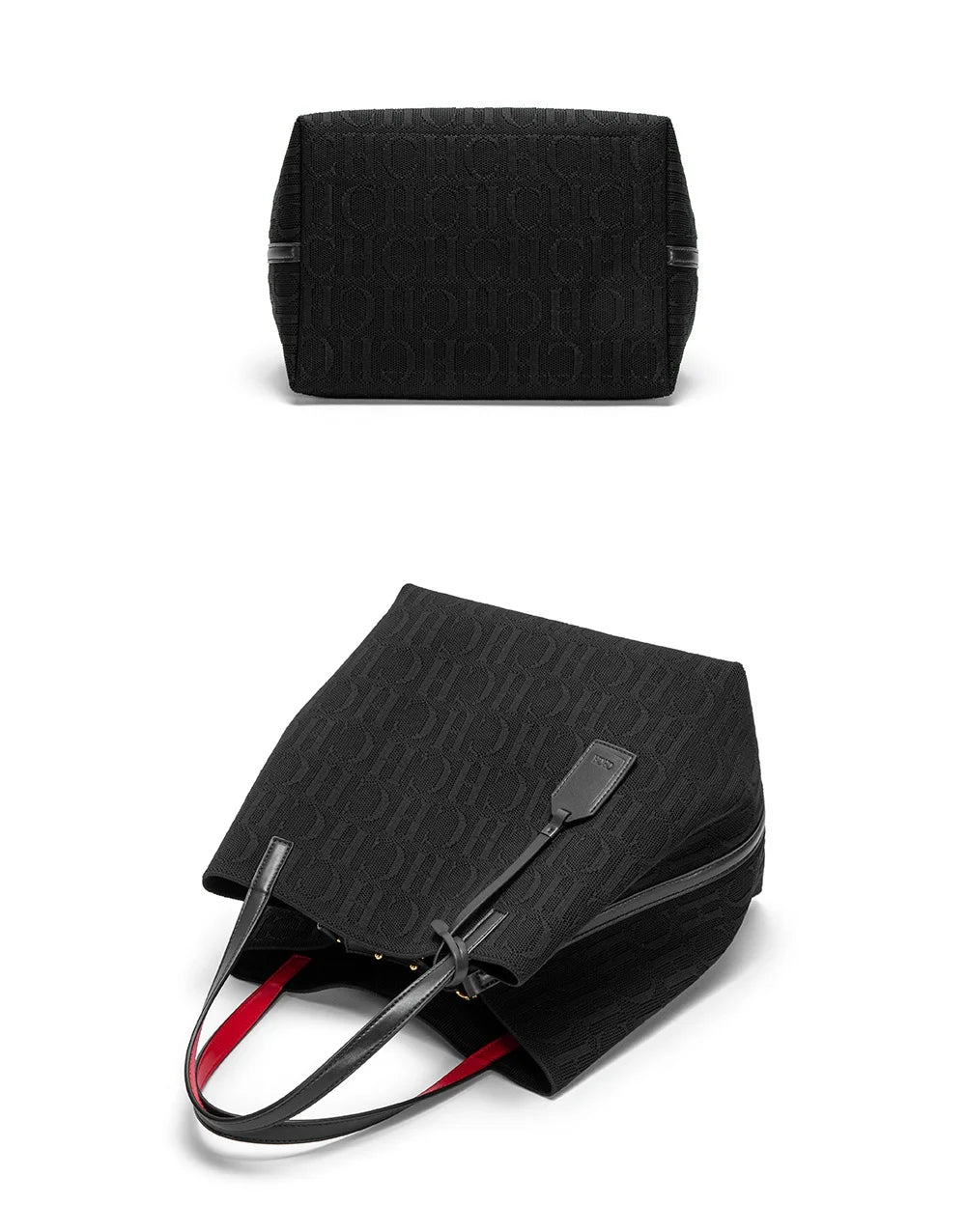 Prime Deal Zone CH high-quality craft large capacity ladies shoulder handbag with pure color, outer pocket, and classic fashion style