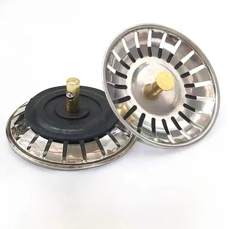 Prime Deal Zone kitchen sink strainer stopper set with waste plugs and filters for floor drains and kitchen sink drainage.