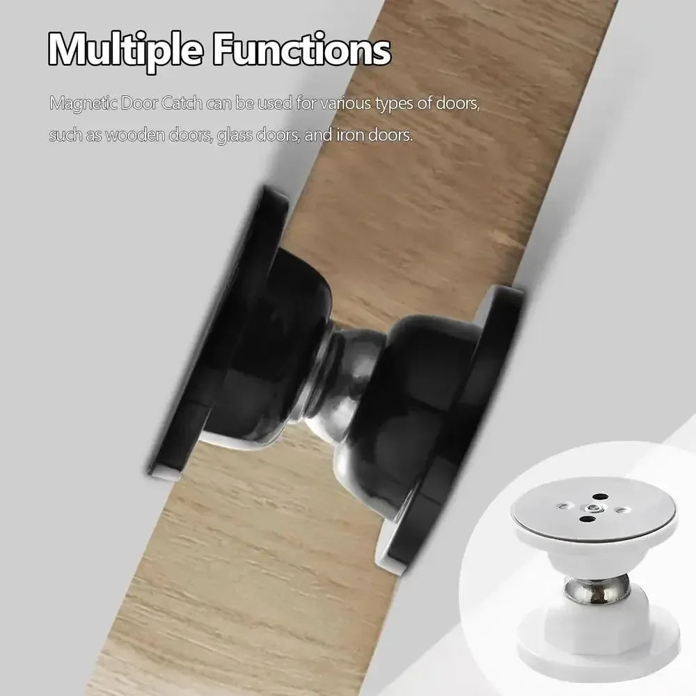 Prime Deal Zone silicone magnetic door stopper with anti-collision design for hotel and household doors, featuring a strong, mute touch.