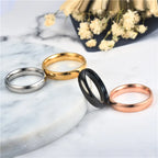 stainless steel 6mm polished band ring - view 12