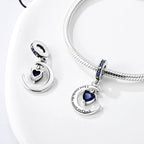 925 sterling silver charm beads, mixed dangle designs - view 10